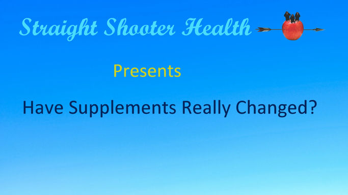 Have supplements really changed?